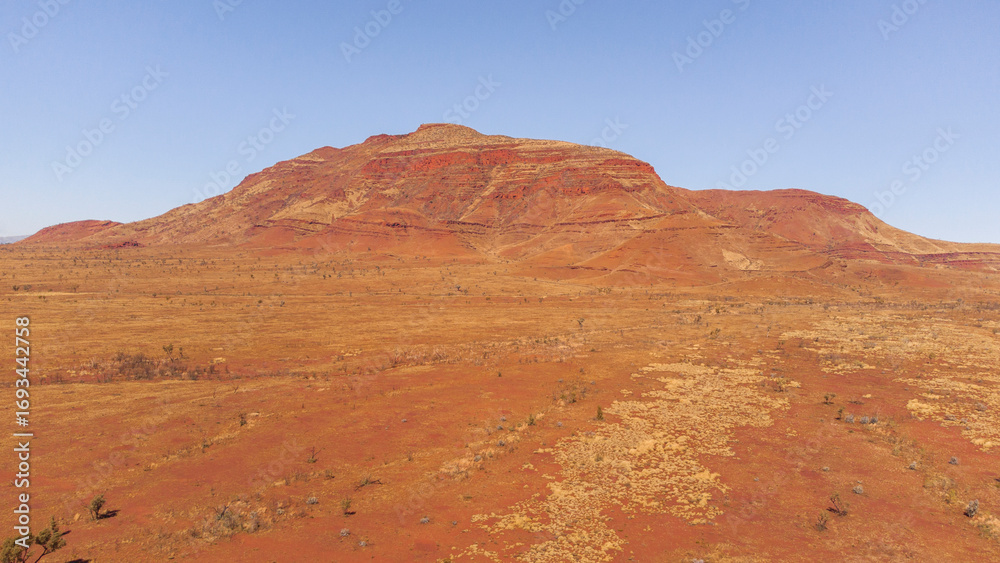 Fototapeta premium Drone pictures of the western australian outback going through the Kimberleys.