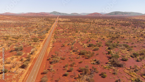 Drone pictures of the western australian outback going through the Kimberleys.