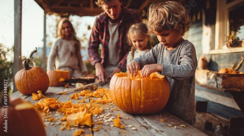 Carving A Pumpkin As A Family For The Holidays