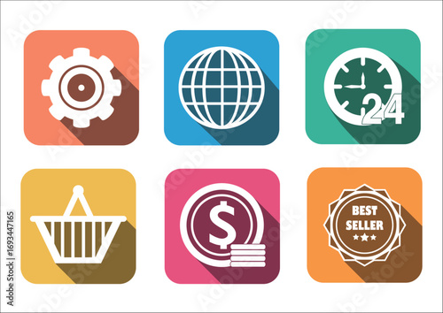 Premium Flat Design Icon Pack – Simple, Modern, and Versatile!

Enhance the visual appeal of your products, website, app, or presentations with this stylish and professional flat design icon pack!