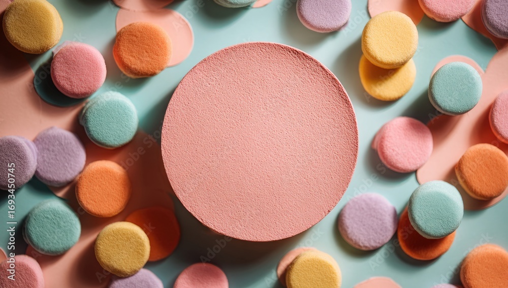 Obraz premium Pastel Candy Arrangement