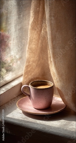 Coffee Cup and Morning Light