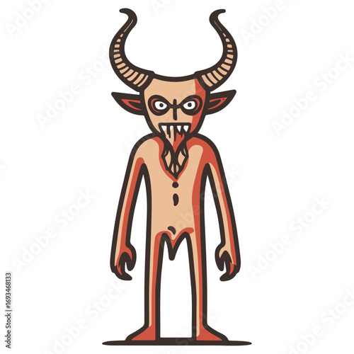 devil, costume, halloween, festival, vector, transparent background, demon, icon, evil, monster, horror, isolated, satan