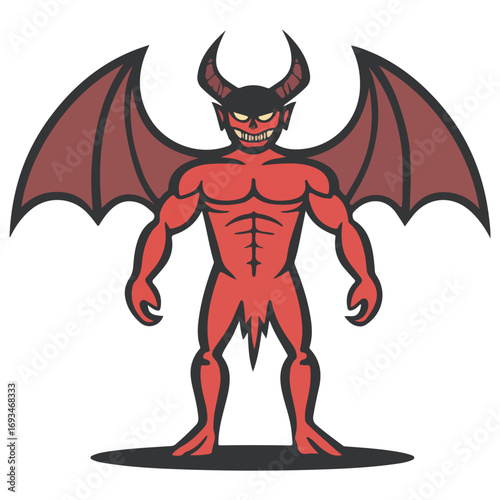 devil, costume, halloween, festival, vector, transparent background, demon, icon, evil, monster, horror, isolated, satan