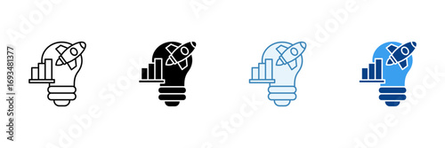 Innovation Capacity  Icon Set Multiple Style Collection