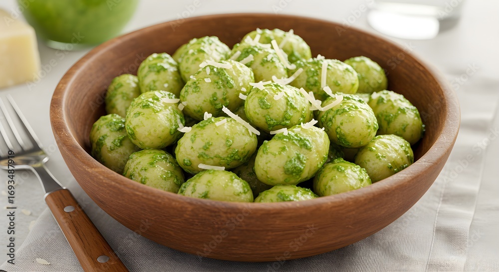 custom made wallpaper toronto digitalPotato gnocchi with pesto