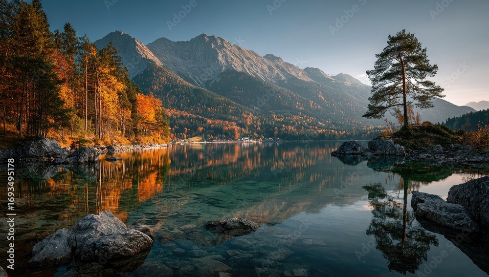 Fototapeta premium Calm Waters at the Lake