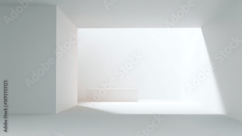 Wallpaper Mural empty white room Torontodigital.ca