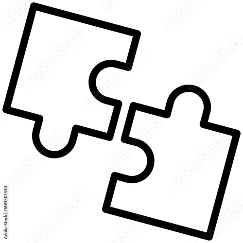 problem solving icon isolated on white background. vector illustration icon for management