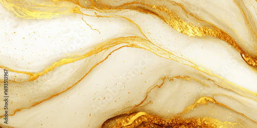 Abstract gold marble design with flowing stone texture, luxury artistic surface, modern decorative background for digital projects, branding visuals, interior trends and stylish creative.