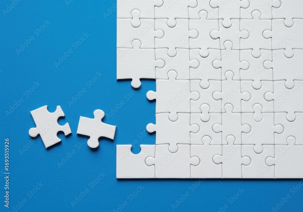 Fototapeta premium Missing Jigsaw Puzzle Piece