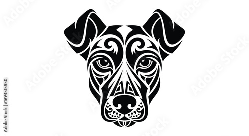 Tribal Dog Design