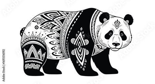 Tribal Panda Design