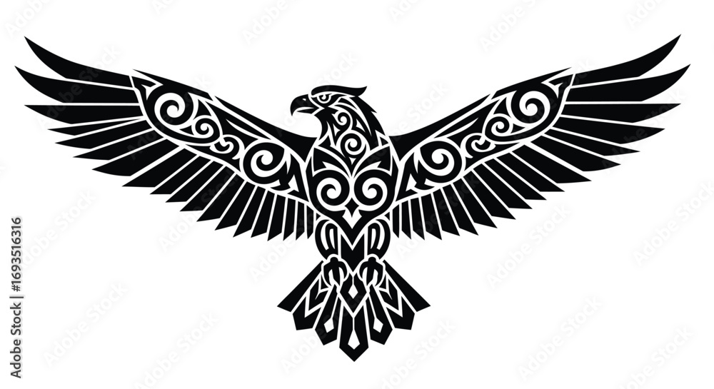 Obraz premium Tribal Eagle Design