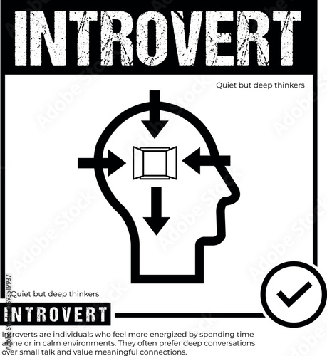 Introvert Quiet but deep thinkers
