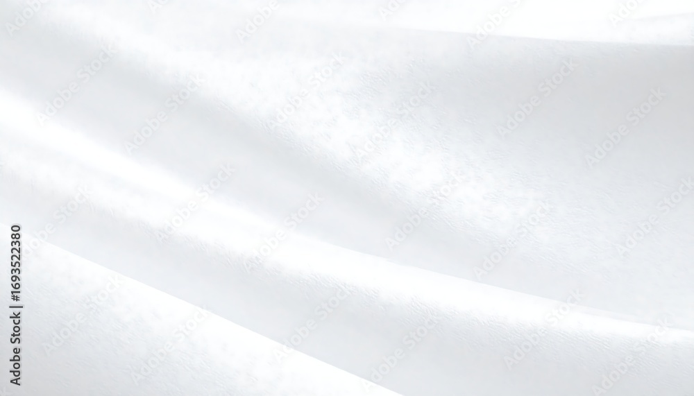 Obraz premium White Fabric Drape Closeup