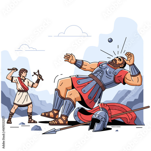 David and Goliath Biblical story, bible story