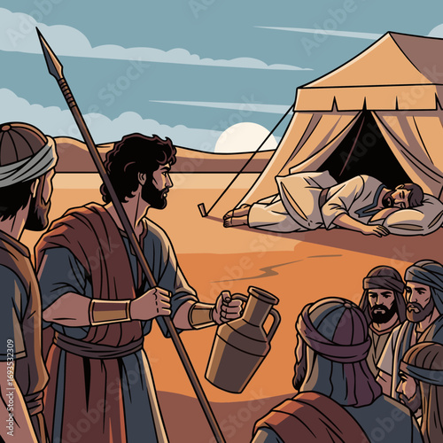 King Saul Discovered Biblical story