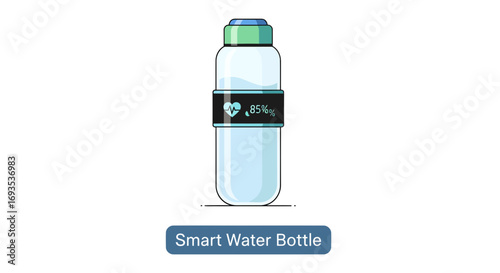 Smart Water Bottle Stay Hydrated and Track Your Health with Advanced Technology