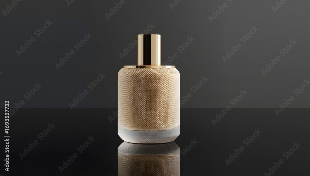 Naklejka premium Detailed Perfume Bottle Mockup with Luxury Design