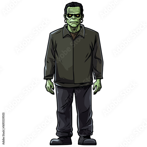 frankenstein, costume, halloween, festival, vector, transparent background, horror, evil, scary, pollution, danger, suit, icon