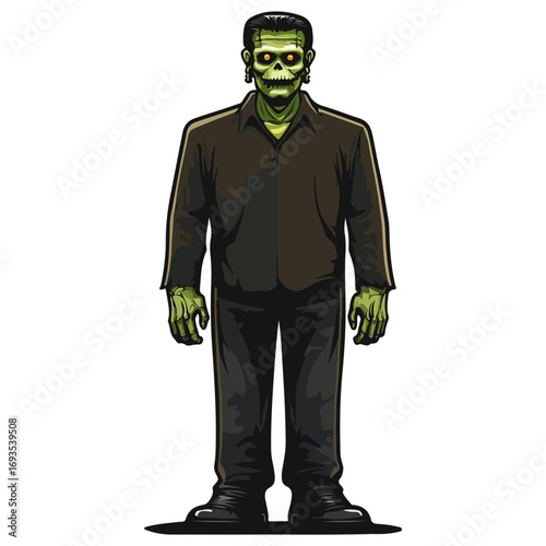 frankenstein, costume, halloween, festival, vector, transparent background, horror, evil, scary, pollution, danger, suit, icon
