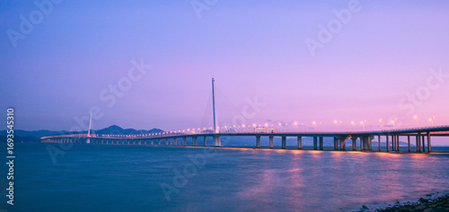 Wallpaper Mural beautiful sunrise and sunset near the bridge Torontodigital.ca