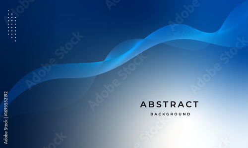 Minimalist geometric abstract background with smooth gradient lines design suitable for flyer cover and modern template