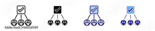 Grouping  Icon Set Multiple Style Collection