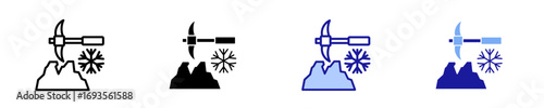 Ice Breaker  Icon Set Multiple Style Collection