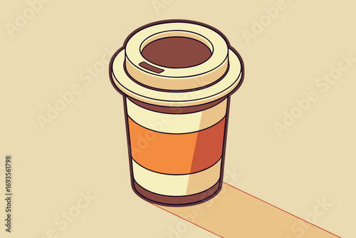 Disposable Coffee Cup with Lid togo takeaway