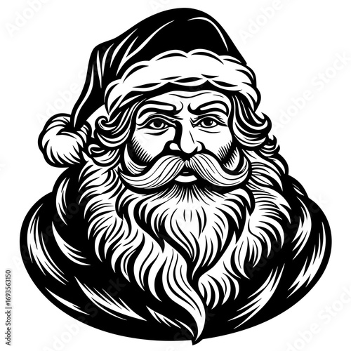 santa claus silhouette