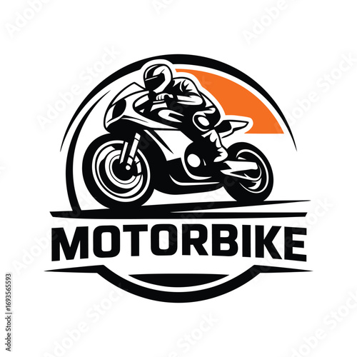 Motor Bike Logo Design vector