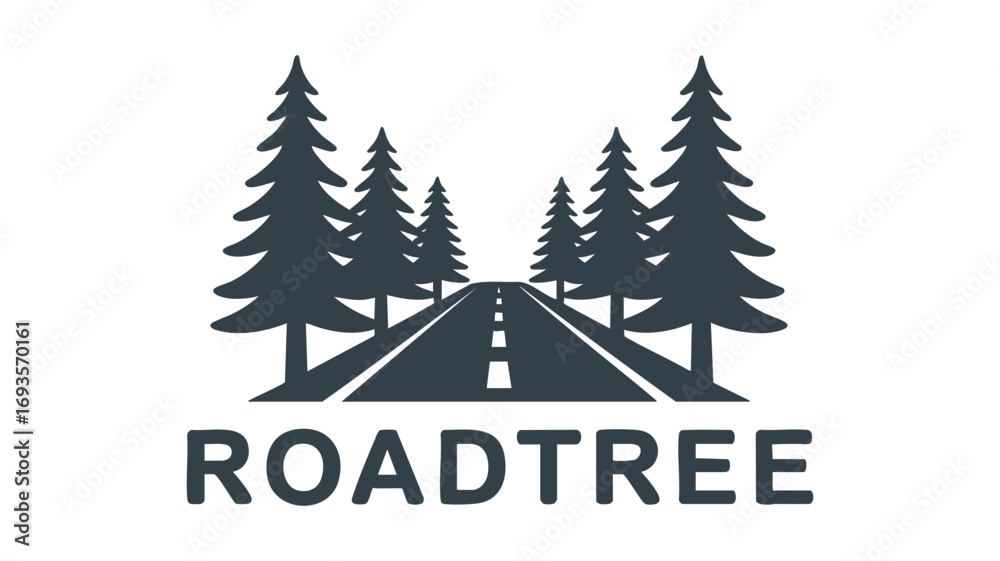 Fototapeta premium Road Logo Design Vector 