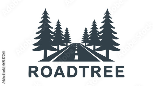 Road Logo Design Vector 