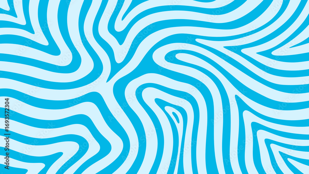 Naklejka premium abstract blue waves background