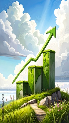 Growing success on a hilltop