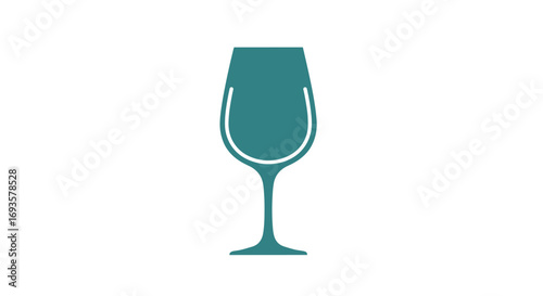 Stylized teal wine glass icon with a simple white highlight.