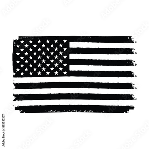 grunge american flag for patriotic crafts appare