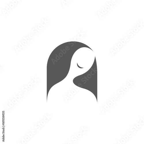 freak smile abstract simple logo vector