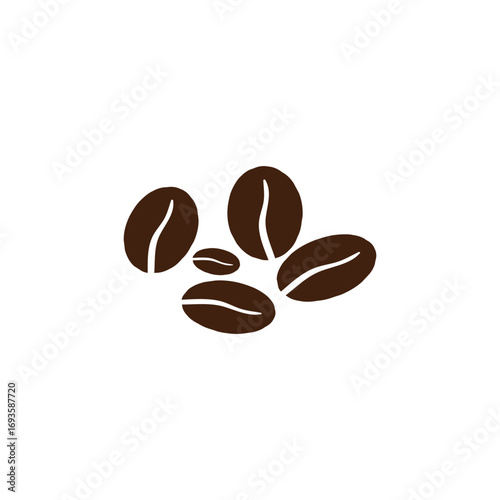 Minimal coffee icon logo featuring a simple cup and steam design. Perfect for coffee shops, cafes, restaurants, branding, packaging, menus, and digital use. Clean and modern vector style suitable.