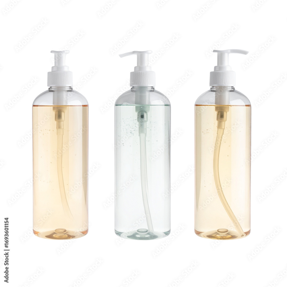 Plastic bottle shampoo isolated Plastic bottle shampoo isolated