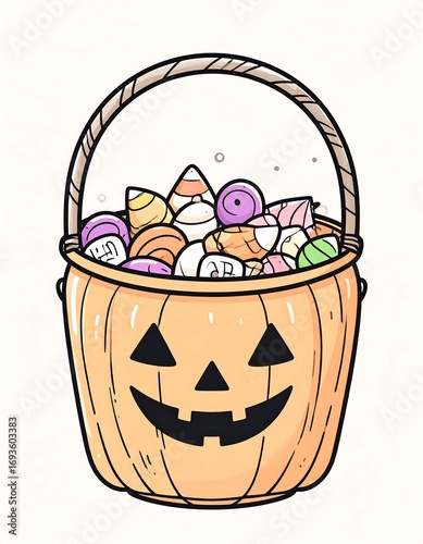 Halloween candy bucket