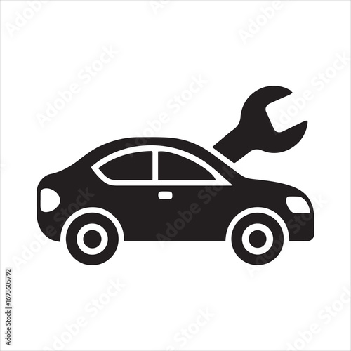 Car Repair Icon Vector Illustration
