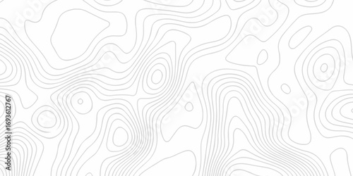 Modern location outline area stripe circle topo map design White background with topographic world grid wave Topographic map geographic line texture.	
