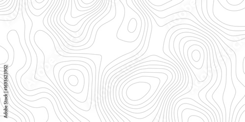 Topographic Map-Inspired Seamless Pattern with Sea and Mountain Contour Lines in a Clean, Minimal Line Art Style for Designers and Creators
