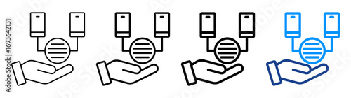 Provisioning Icon Different Style Outline Collection Set