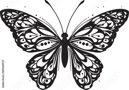 “The Wing That Didn’t Just Lift, It Let Go”

“Ornament of Becoming: A Butterfly in Ink”