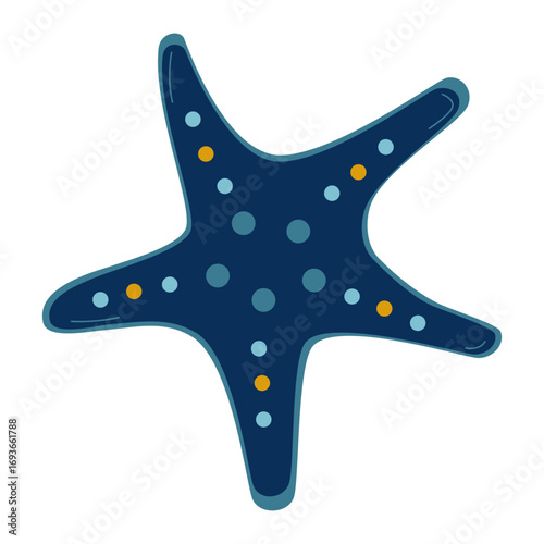 Starfish with Polka Dots 