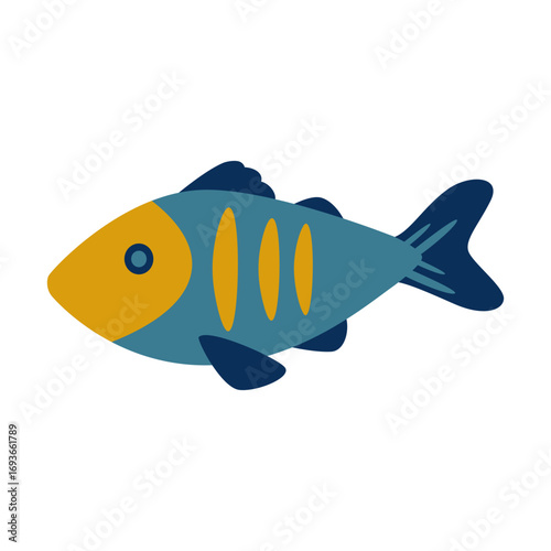 Blue Gold Fish